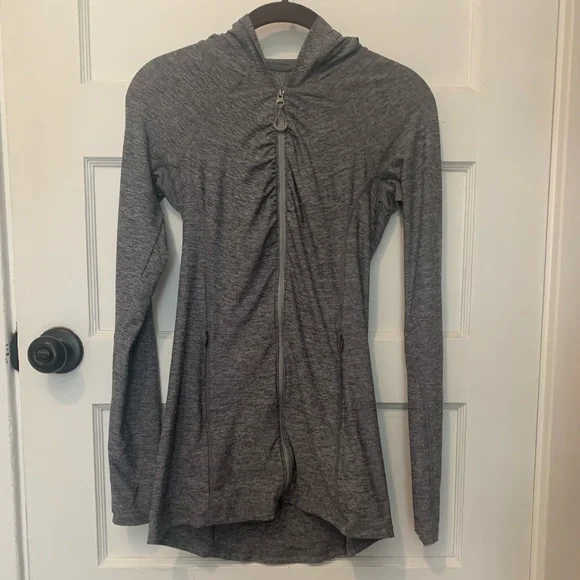 Athleta Vitamin Sea Heather Gray Jacket - Picture 5 of 16